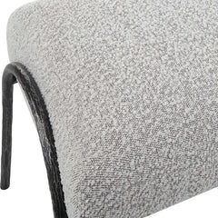 Jacobsen Gray Modern Bench - Ornate Home