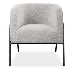 Jacobsen Gray/White Accent Chair - Ornate Home