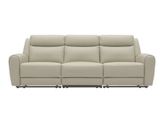 Jacobus Beige Leather Sofa - Ornate Home