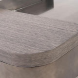 Jacopo Dark Bronze/Light Bronze/Kona Cocktail Table - Ornate Home