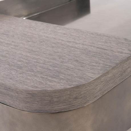 Jacopo Dark Bronze/Light Bronze/Kona Cocktail Table - Ornate Home