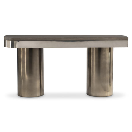 Jacopo Dark Bronze/Light Bronze/Weathered Greige Console Table - Ornate Home