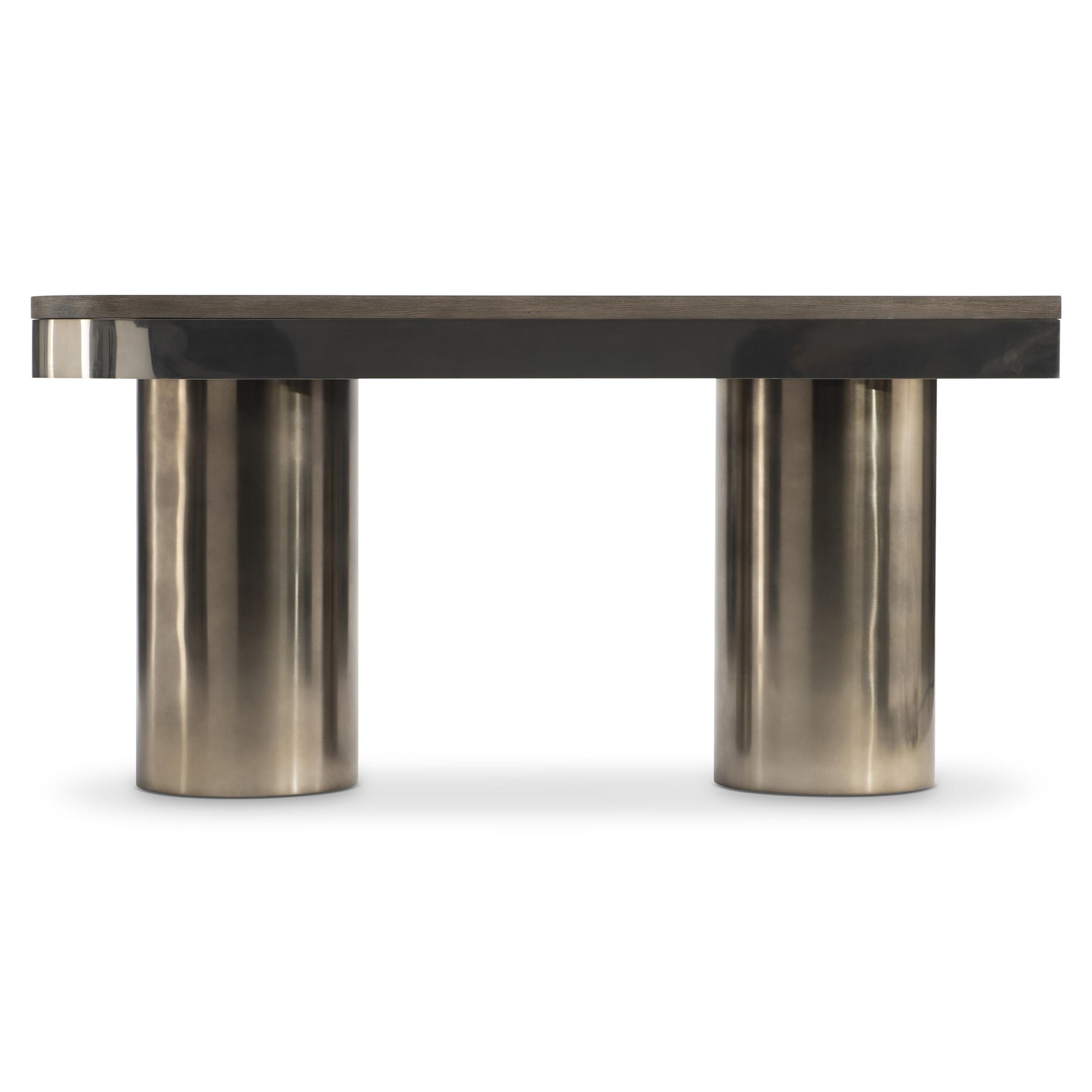 Jacopo Dark Bronze/Light Bronze/Weathered Greige Console Table - Ornate Home