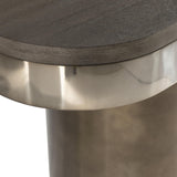 Jacopo Dark Bronze/Light Bronze/Weathered Greige Console Table - Ornate Home