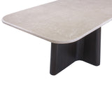 Jacory BottIcino Natural Marble Top/ Espresso Dining Table - Ornate Home