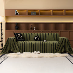 Jacquard Fleece Throw Blanket for Couch Plush Fuzzy Cozy Soft Blankets and Throws for Sofa - Ornate Home