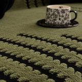 Jacquard Fleece Throw Blanket for Couch Plush Fuzzy Cozy Soft Blankets and Throws for Sofa - Ornate Home