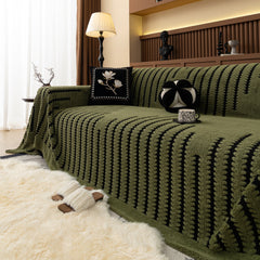 Jacquard Fleece Throw Blanket for Couch Plush Fuzzy Cozy Soft Blankets and Throws for Sofa - Ornate Home