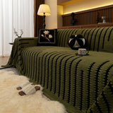 Jacquard Fleece Throw Blanket for Couch Plush Fuzzy Cozy Soft Blankets and Throws for Sofa - Ornate Home