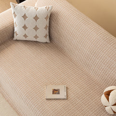 Jacquard Textured Couch Cover Throw, Soft Thick Decorative Slipcover for Couch - Ornate Home