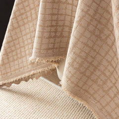 Jacquard Textured Couch Cover Throw, Soft Thick Decorative Slipcover for Couch - Ornate Home