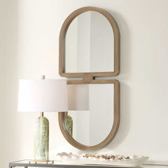 Jacques Gold Art Deco Mirror - Ornate Home