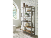 Jaddon Brown/Antique Silver Bookcase (Online Special Price) - Ornate Home