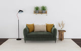Jade Green Loveseat - Ornate Home