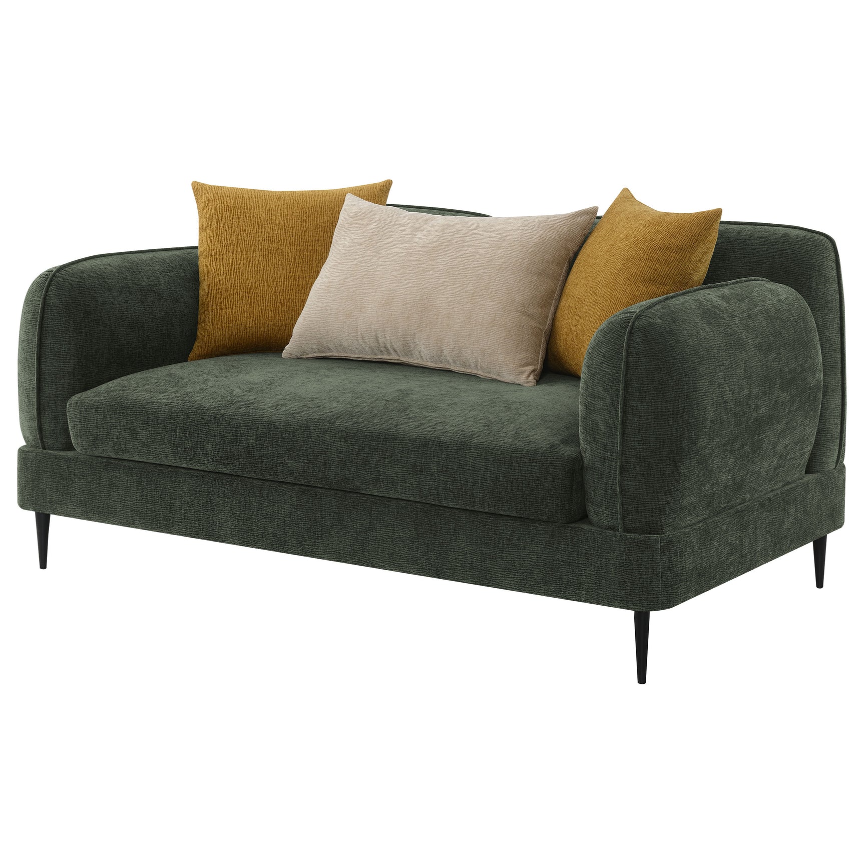 Jade Green Loveseat - Ornate Home