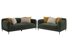 Jade Green Sofa & Loveseat - Ornate Home