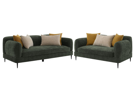 Jade Green Sofa & Loveseat - Ornate Home