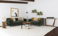 Jade Green Sofa & Loveseat - Ornate Home