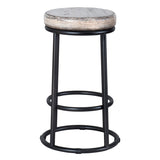 Jaden Brown/Black Counter Stool - Ornate Home