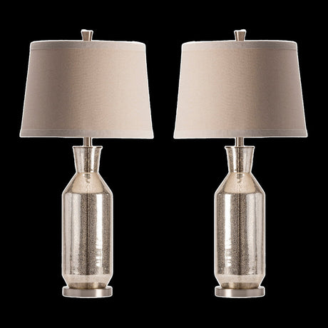 Jaden Silver/Chrome Table Lamp (Set of 2) - Ornate Home