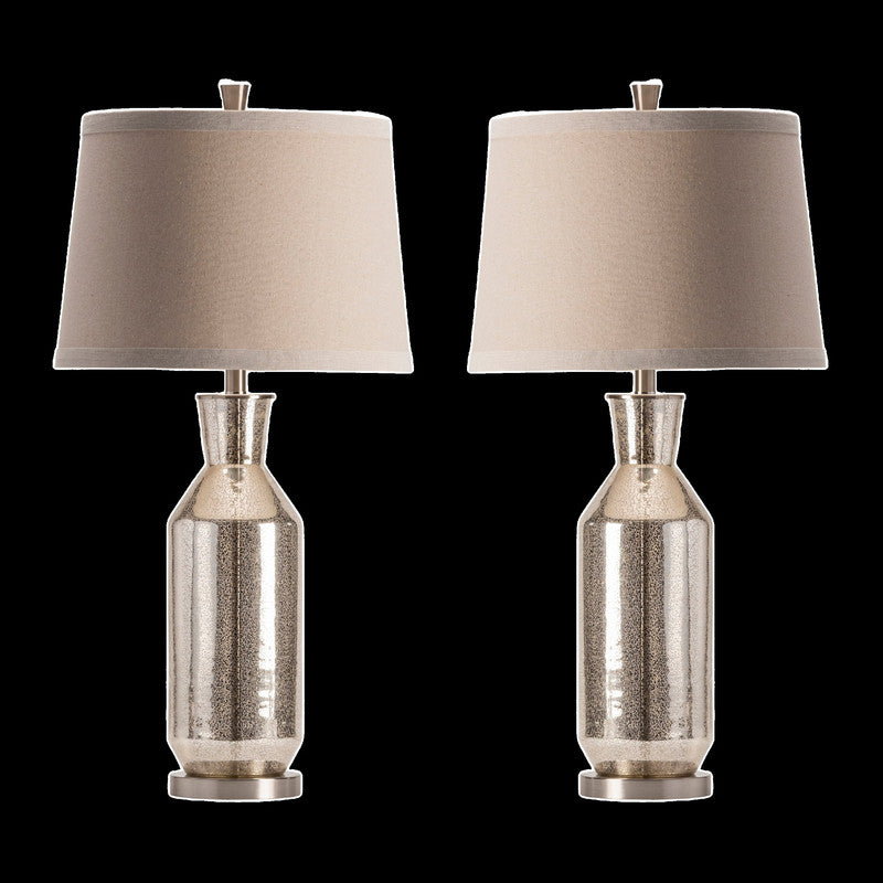 Jaden Silver/Chrome Table Lamp (Set of 2) - Ornate Home