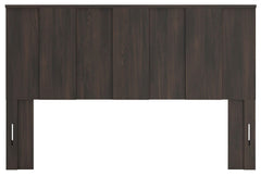 Jadiston Dark Brown King Panel Headboard - Ornate Home