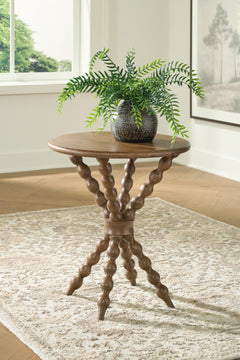 Jadner Light Brown Accent Table - Ornate Home