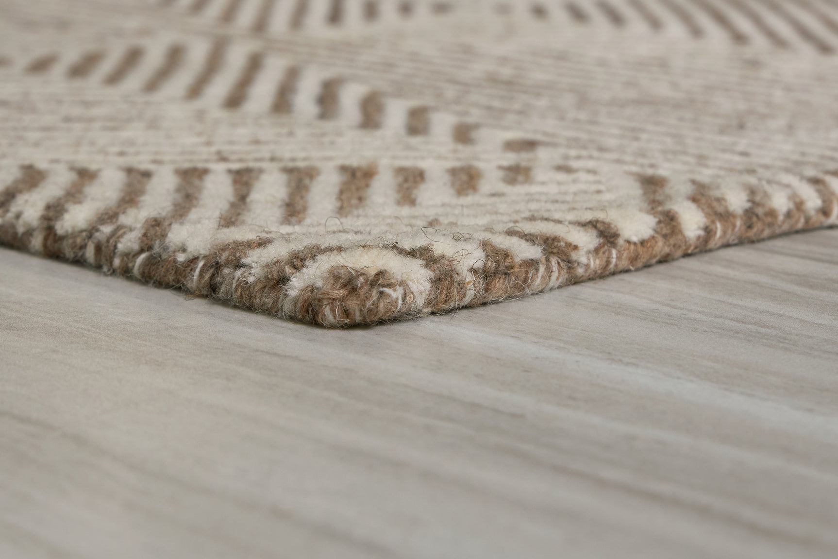 Jadott Beige/Brown Large Rug - Ornate Home