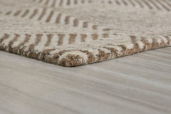 Jadott Beige/Brown Large Rug - Ornate Home