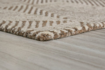 Jadott Beige/Brown Large Rug - Ornate Home