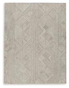 Jadott Beige/Brown Large Rug - Ornate Home