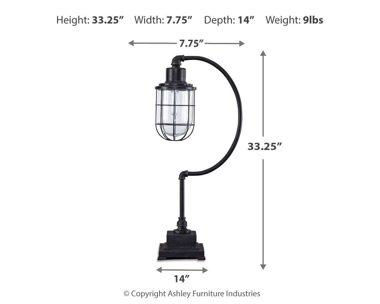 Jae Desk Lamp (Online Special Price) - Ornate Home