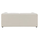 Jaeda Beige Linen Loveseat - Ornate Home