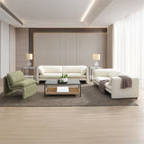 Jaeda Beige Linen Sofa - Ornate Home