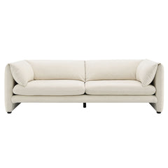 Jaeda Beige Linen Sofa - Ornate Home