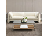 Jaeda Beige Linen Sofa - Ornate Home