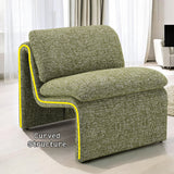 Jaeda Green Boucle Accent Chair - Ornate Home