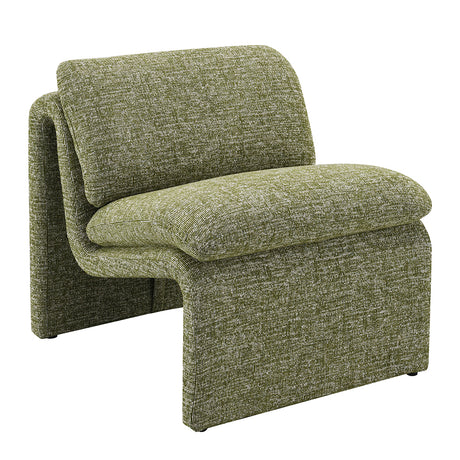 Jaeda Green Boucle Accent Chair - Ornate Home