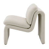 Jaeda Ivory Boucle Accent Chair - Ornate Home