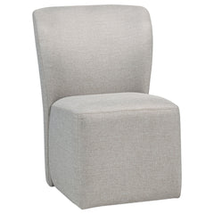 Jaelynn Beige Upholstered Parsons Dining Side Chair (Set of 2) - Ornate Home