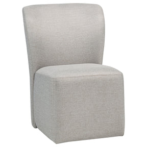 Jaelynn Beige Upholstered Parsons Dining Side Chair (Set of 2) - Ornate Home