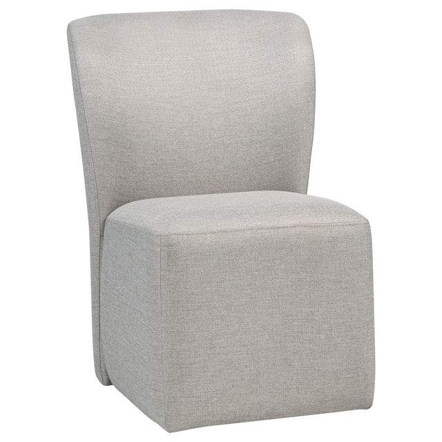 Jaelynn Beige Upholstered Parsons Dining Side Chair (Set of 2) - Ornate Home