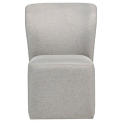Jaelynn Beige Upholstered Parsons Dining Side Chair (Set of 2) - Ornate Home