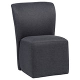 Jaelynn Charcoal Upholstered Parsons Dining Side Chair (Set of 2) - Ornate Home
