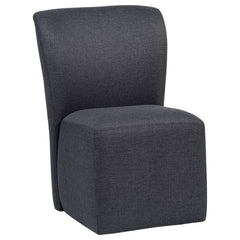 Jaelynn Charcoal Upholstered Parsons Dining Side Chair (Set of 2) - Ornate Home