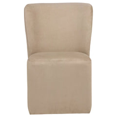 Jaelynn Tan Upholstered Parsons Dining Side Chair (Set of 2) - Ornate Home