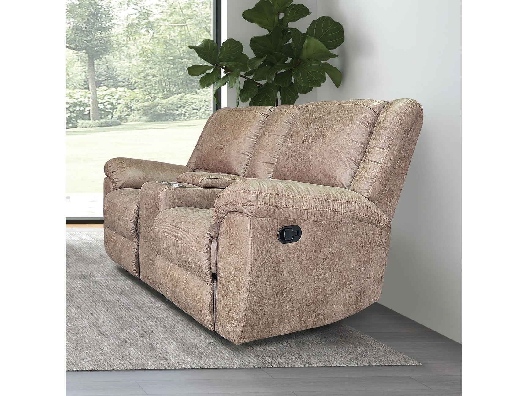 Jambi Brown Loveseat - Ornate Home