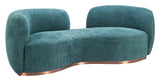 Jamela Teal Sofa - Ornate Home