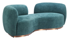 Jamela Teal Sofa - Ornate Home