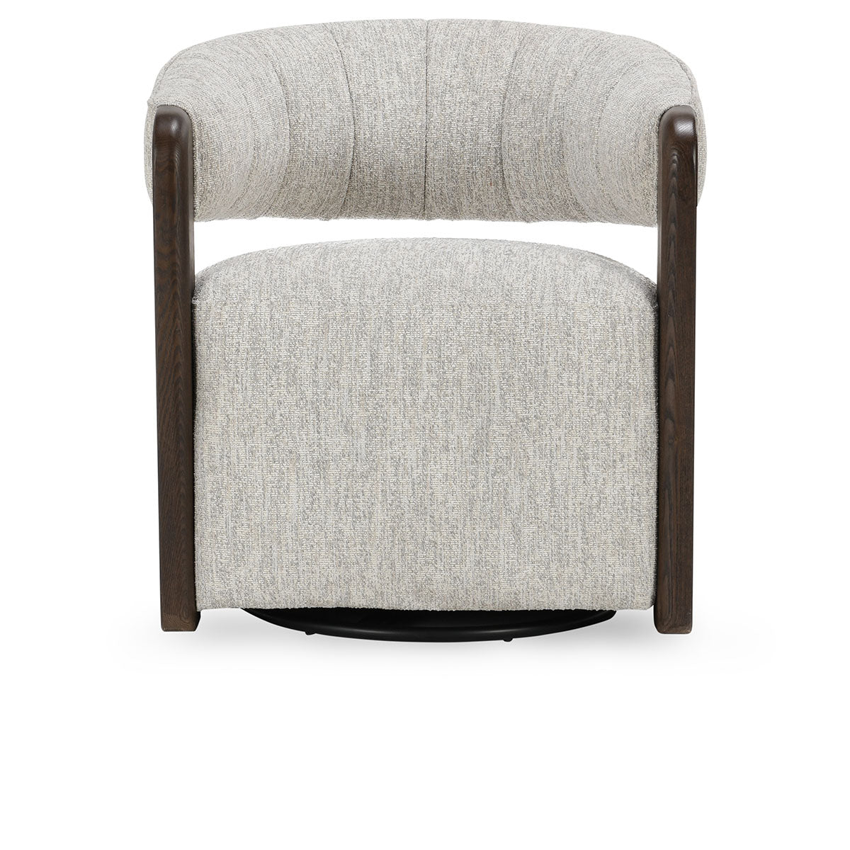 James Glacier Gray Swivel Accent Chair - Ornate Home